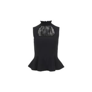 25FW 알렉산더 맥퀸 탑 with a stand 업 collar 848828Q1BE61000 TP573219830