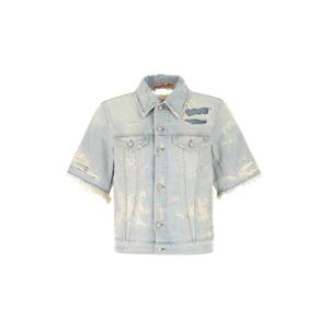 아크네 스튜디오 데님 자켓 B90867 228 LIGHT BLUE