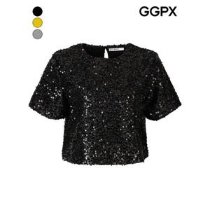 [GGPX]스팽글 블링 반팔 블라우스 (GQ3SH026F)