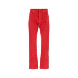 베르사체 스트레이트 팬츠 10241301A17871 1DA80 Red