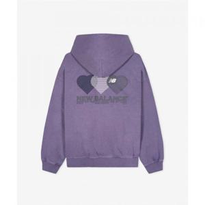 뉴발란스 NBN0G2A033 UNI NB 하트 그래픽 후드티 (DARK PURPLE) NBN0G2A033_CF 400808