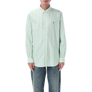 폴로 랄프로렌 긴팔 셔츠 710B15604 002 WHITE GREEN