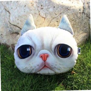 X-DOLLS 차량용 목쿠션 베개 XD111T화이트냥이
