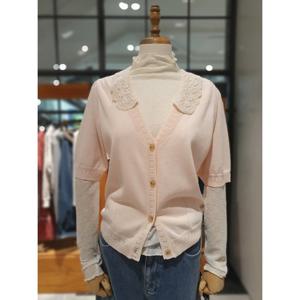 [써스데이아일랜드] 써스데이아일랜드(T256MCD134W) 레이스 카라넥 가디건 T256MCD134