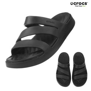 크록스 당일발송 매장판 겟어웨이 스트래피 샌들 209587-001