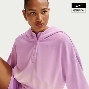 [나이키] 스포츠웨어 피닉스 플리스 여성 오버사이즈 헨리 후디 IF7373-663