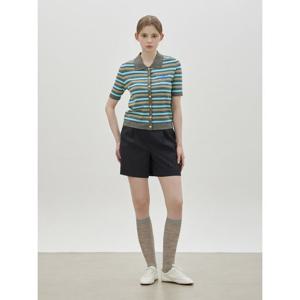 [씨씨콜렉트] 스트라이프 반팔 가디건 C262KSL035 C262KSL035