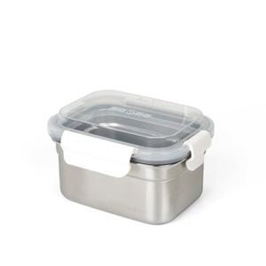 퀸센스 밀폐용기 스텐304 무연마 센싱락 1호 0.75L 대