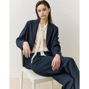 닥스 여성 26SS 15%할인/그레이쉬네이비 기본 테일러드 자켓 DLJA6BI21N5