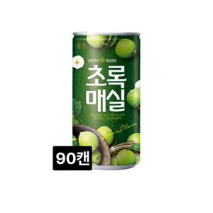 웅진 초록매실 180ml x 90캔 소캔