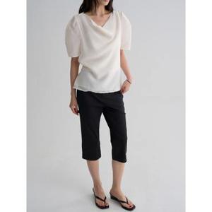 (356425WC15) [에잇세컨즈] 카프리 팬츠  블랙