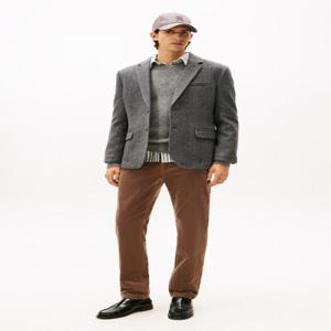 슬림 스트레이트 핏 코듀로이 치노 팬츠