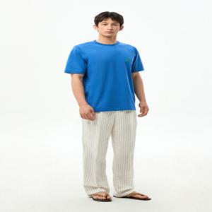 [Relaxed fit] 리버 린넨 블렌드 스트라이프 팬츠