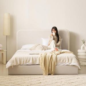 상일리베가구 상일리베가구 우나 LED 갤럭시 패브릭 침대 프레임 Q/K공용(퀸킹공용)