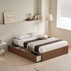 장인가구 [비밀특가] 장인가구 페이즈 무헤드 평상형 서랍 빅수납 침대프레임 Q 포켓 (높이 300)