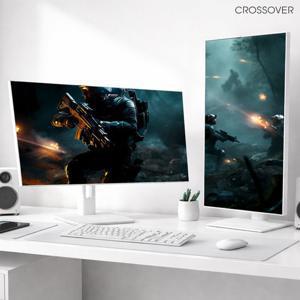크로스오버 크로스오버 27LGQ175CM 4면 제로베젤 USB-C QHD LG IPS 68cm 피벗 사무용 게이밍 모니터 무결점
