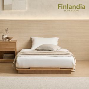 핀란디아 핀란디아 베네 원목 무헤드 저상형 깔판 슈퍼싱글침대SS+21포켓매트리스(드림온)
