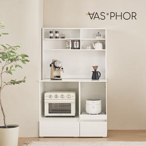 바스포르 [비밀특가] 바스포르 토르타 광파오븐 렌지대 주방 밥솥 선반 수납장 아일랜드 오픈형 1000 +오픈 상부장세트