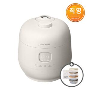 쿠첸 [냉동밥보관용기 증정] 2025 NEW 쿠첸 브레인 풀스텐 듀얼프레셔 10인용 IH밥솥 CRT-TWS1030W