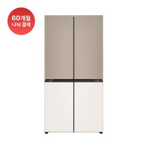 LG전자 [최상급] 디오스 오브제컬렉션 매직스페이스 4도어 냉장고 H875GCB111.CKOR [870L]