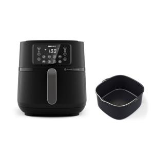 필립스 [중급]  HD9285/93 대용량 에어프라이어 커넥티드 XXL 7.2L블랙(추가 악세서리)