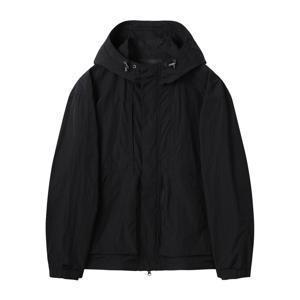 [커스텀멜로우] 블랙 나일론 후드 윈드브레이커 자켓 CWUAS25214BKX CWUAS25214BK