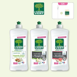 라브르베르 주방세제 750ml 3종 세트+펌프+수세미