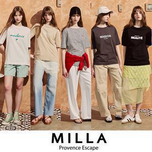 [Milla] 밀라 26SS 여성 오가닉코튼 티셔츠 5종