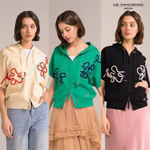 이상봉에디션 26SS 뮤즈 플라워 후드 자켓