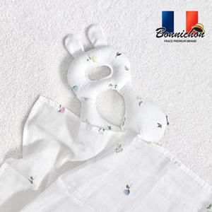 [SET]보니숑 신생아 짱구베개(일반사이즈)+거즈블랭킷 출산 선물