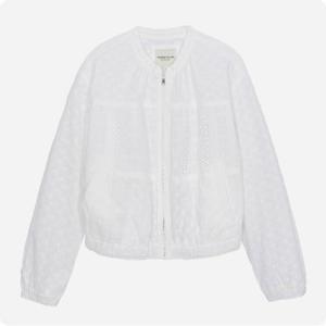 [써스데이아일랜드] (T264MJP231W)플라워 자수 집업 점퍼 T264MJP231