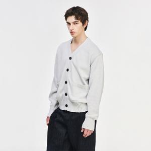 [송지오옴므]송지오 컬렉션 아크엔젤 엠브로이드 가디건 라이트 그레이 SI2KT703LG