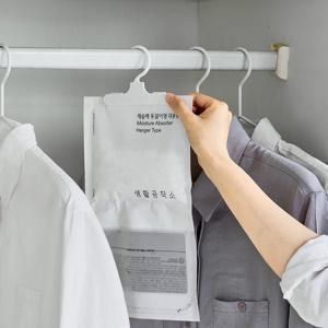 생활공작소 옷걸이형 제습제 대용량 200g 12개