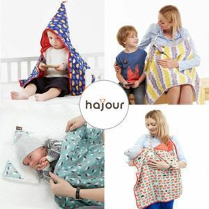 하쥬르 다용도 후드타올/수유가리개/블랭킷 (택1)-디자인