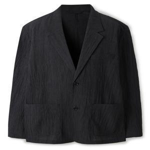 [시리즈] (SET UP) 크리즈 루즈핏 자켓 SAJAM25401BKX SAJAM25401