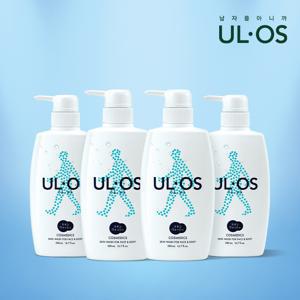 [BEST ITEM][우르오스] 스킨 워시 500ml x 4개 (바디클렌저)