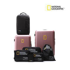 [화물용+기내용 세트] 내셔널지오그래픽 트레비아 여행용 캐리어 패키지