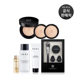 [본사직영][헤라][기획] 블랙쿠션 파운데이션 디럭스 SPF34/PA++ (본품15g+리필15gx2)