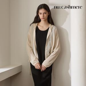 [NU LINEN]누캐시미어 26SS 린넨블렌드 후드가디건
