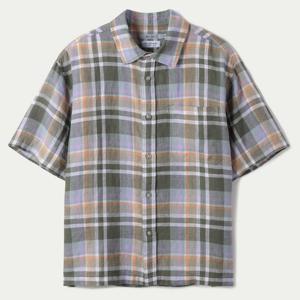 [시리즈] Italian Fabric 린넨 체크 반팔 셔츠 SASFM25611KHX SASFM25611