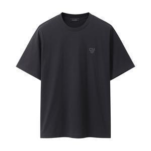 [커스텀멜로우] 블랙 그래픽 티셔츠 CWTAM25421BKX CWTAM25421BK