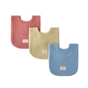 [밍크뮤] 리틀마카롱턱받이 3PCSET 출산임신신생아선물 (3617000402) 3617000402