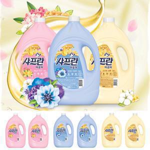 샤프란 아로마 섬유유연제 3.1L 용기 X 4개 소프트코튼/바닐라핑크/프레쉬아로마