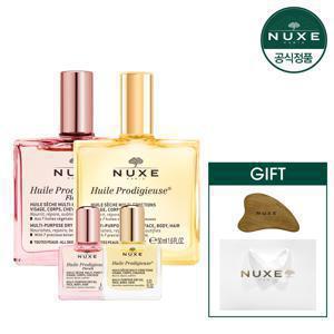 [더블] 눅스 윌 프로디쥬스 멀티 드라이오일50ml + 플로럴오일50ml + 미니2종GIFT