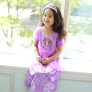 [도담도담]소피아 드레스 일반형 실속형  반팔 여아 원피스 잠옷 실내복 파자마