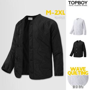 [탑보이] 웨이브 오버핏 경량 패딩 퀄팅 자켓 (TC027)