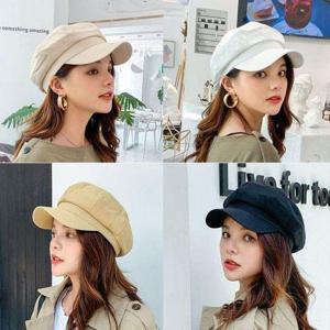 [다잇템]여성 팔각모 클래식 트렌디한 헌팅캡 모자
