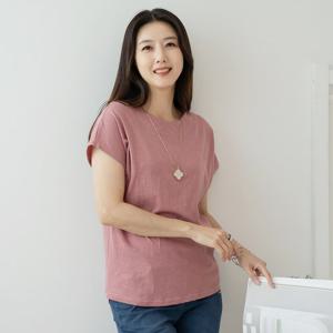 엄마옷 마담4060 루즈핏가오리티셔츠-QTE306053-