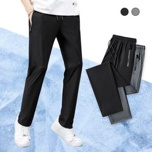 남자 아이스바지 여름 허리밴딩 쿨팬츠 여름 긴바지 (WC1D754)