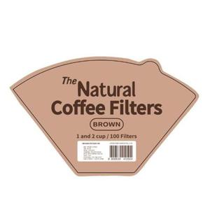 커피용품 내추럴 커피필터 커피 드립 여과지 거름망 2인 100P